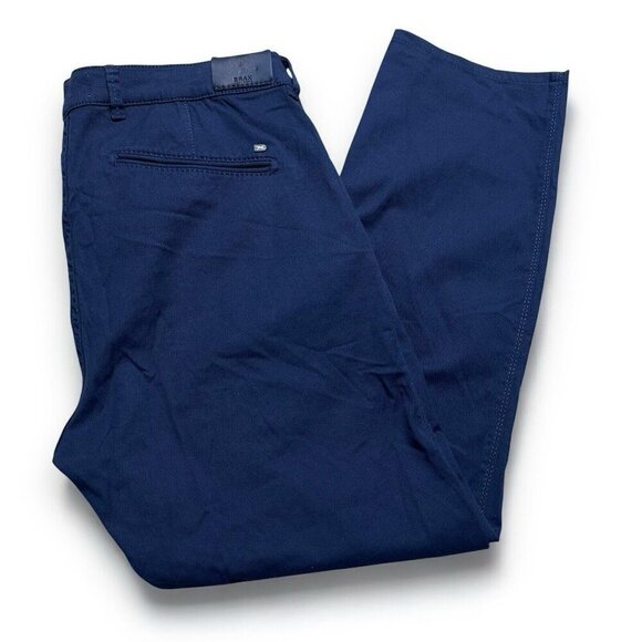 Lot -2 Brax Feel Good Cooper Fancy/Silvio Hi Flex Straight Leg Pants Men's 34x27 - Picture 10 of 10